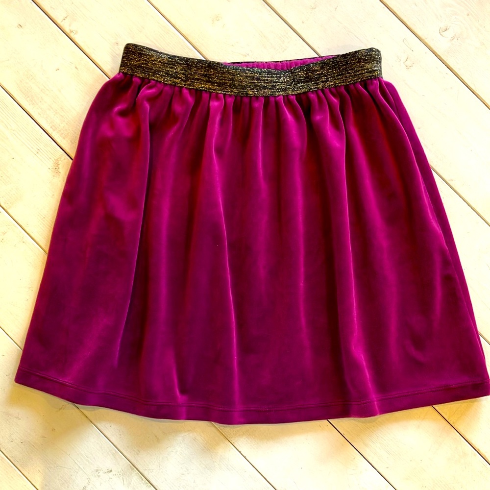 Tea Collection Girls Velvet Skirt